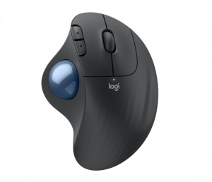 Logitech ERGO M575 Wireless Trackball for Business Wireless Mouse RF Wireless+BT, 2000 DPI, Graphite