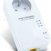 Ecost customer return Prise CPL netsocket 600 MB/s avec 1 Port Fast Ethernet 100 MB/s et Prise gigog