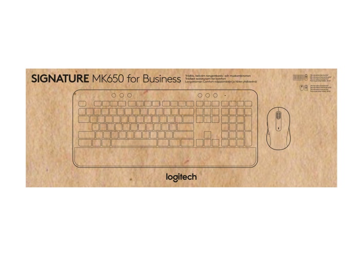 Logitech Signature MK650 Combo for Business Wireless Keyboard + Mouse, US INT, Graphite