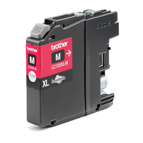 Brother LC125XL (LC125XLM) Ink Cartridge, Magenta