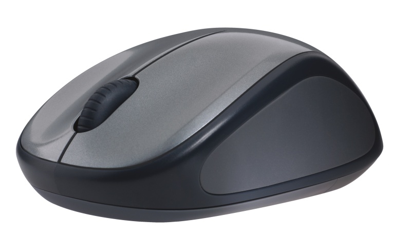 Logitech M235 Wireless Mouse, RF Wireless, 1000 DPI, Grey