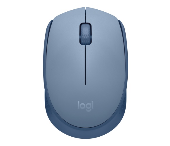 Logitech M171 Wireless Mouse RF Wireless, 1000 DPI, Blue Gray