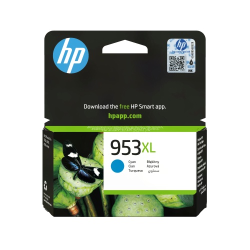 HP 953XL (F6U16AE) Ink Cartridge, Cyan