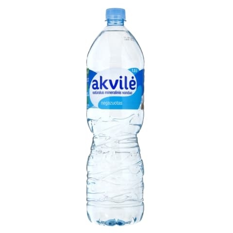 AKVILĖ Natural Mineral Water, still, 1.5L, PET, 6 pcs