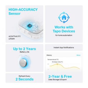 TP-Link TAPO T310 Smart Temperature & Humidity Sensor