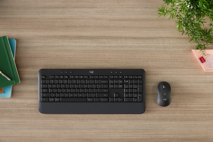 Logitech Signature MK650 Combo for Business Wireless Keyboard + Mouse, US INT, Graphite