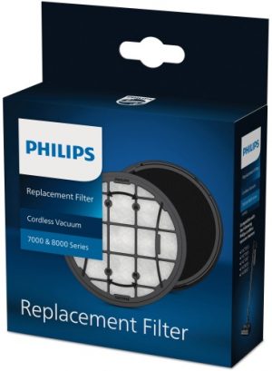 Philips XV1681/01 Replacement Filter for Cordless Vacuum Cleaner 6000, 7000, 8000 Series