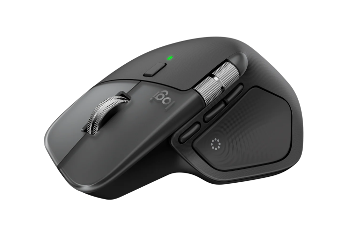 Logitech MX Master 4 for MAC Wireless Mouse RF Wireless + Bluetooth, 8000 DPI, Space Black