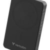 Verbatim 32227 Charge 'n' Go Essentials Magnetic Wireless Power Bank 10000mAh, Black