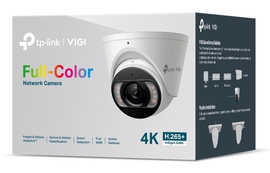 TP-Link InSight S485(2.8mm) VIGI 8MP Full-Color Turret Network Camera