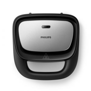 Philips 5000 Series HD2350/80 Sandwich Maker, 750 W, Black/Silver