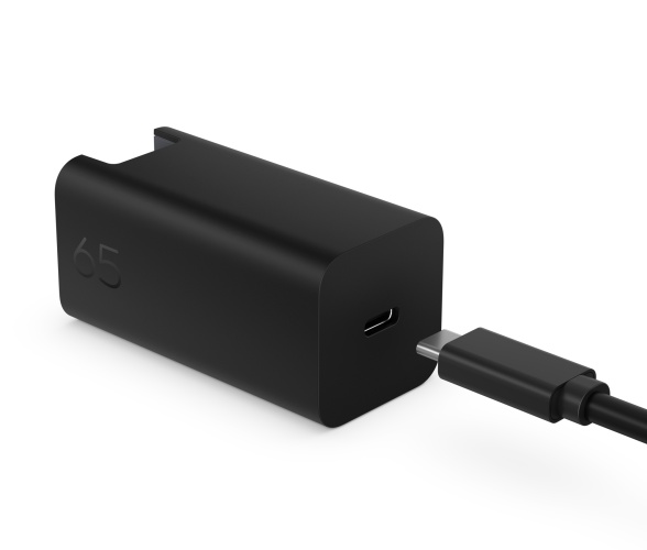 HP C90CKUT Laptop Charger 65W GaN, USB-C, EU, Black