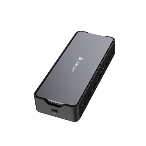 Verbatim 32171 CDS-15 USB-C Pro Docking Station 15 Ports, Grey/Black