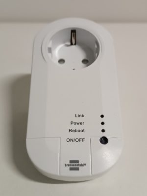 Ecost prekė po grąžinimo Brennenstuhl Connect WLAN Steckdose mit 433 MHz Sender WA 3600 LRF01 433 (W