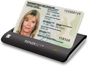Ecost customer return Reiner SCT cyberJack RFID Basis nPA Smart Card Reader eID BSICertified with lo