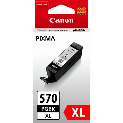 Canon PGI-570XL PGBK (0318C001) Ink Cartridge, Pigment Black