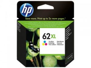 HP 62XL Tri-color (C2P07AE) Ink Cartridge, CMY