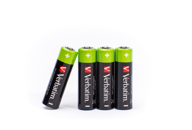 Verbatim 49517 Rechargeable Batteries NiMH AA HR6 2500mAh (4 pcs/Pack)