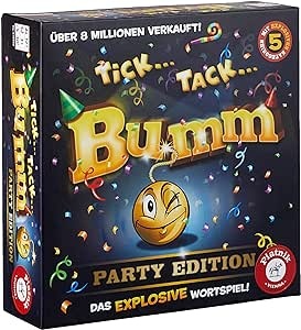 Ecost Customer Return Piatnik 6483 Tick Tack Bumm party edition of the game classic, Suitable from 1