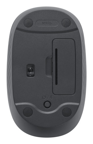 Logitech M196 Wireless Mouse, Bluetooth, 1000 DPI, Graphite
