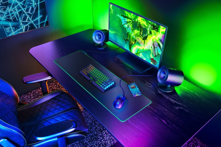 Razer Nommo V2 Full Range 2.1 PC Gaming Speakers, Black