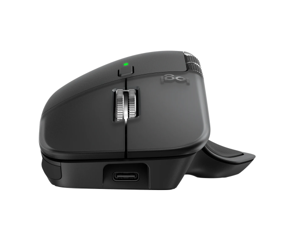 Logitech MX Master 4 for Business Wireless Mouse RF Wireless + Bluetooth, 8000 DPI, Graphite