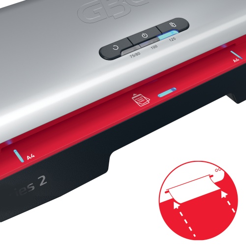 GBC 250 Office Laminator A4, 500 mm/min, Black/Gray