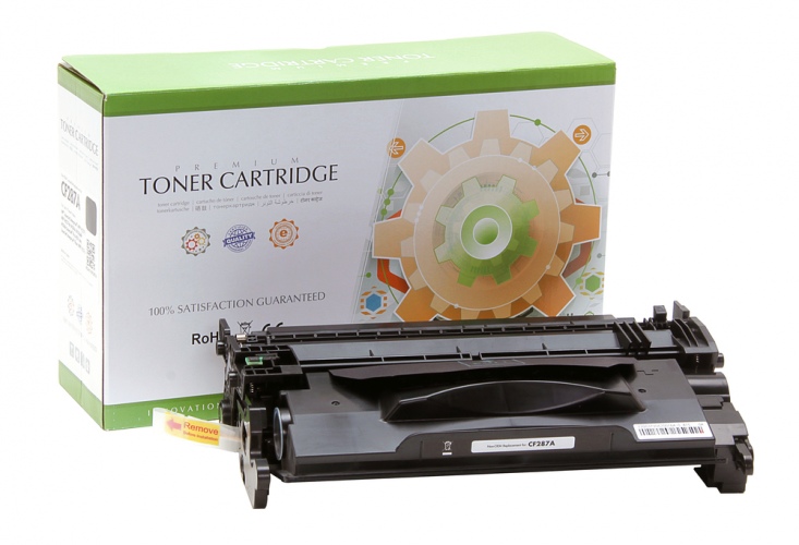 Static Control Toner Cartridge Black, Compatible with HP 87A (CF287A)/Canon CRG 041 GEN2