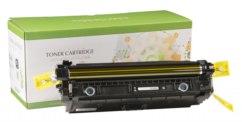 Static Control Toner Cartridge Black, Compatible with HP 508X (CF360X)/Canon CRG 040H