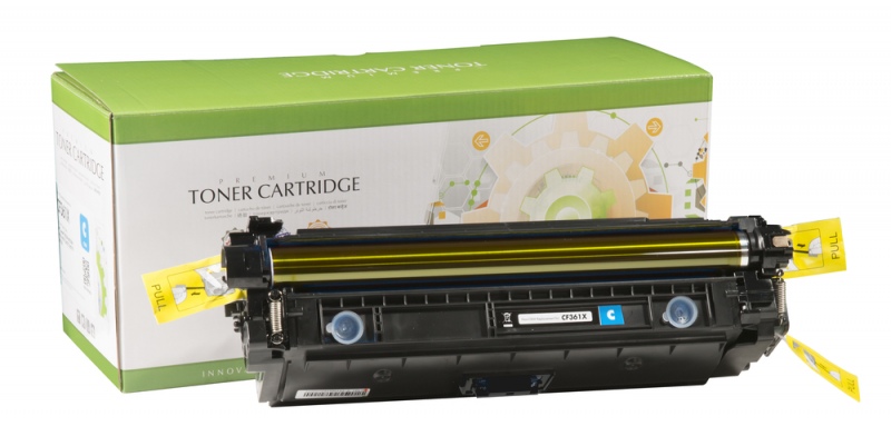 Static Control Toner Cartridge Cyan, Compatible with HP 508X (CF361X)/Canon CRG 040H