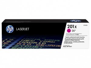 HP 201X (CF403X) Toner Cartridge, Magenta