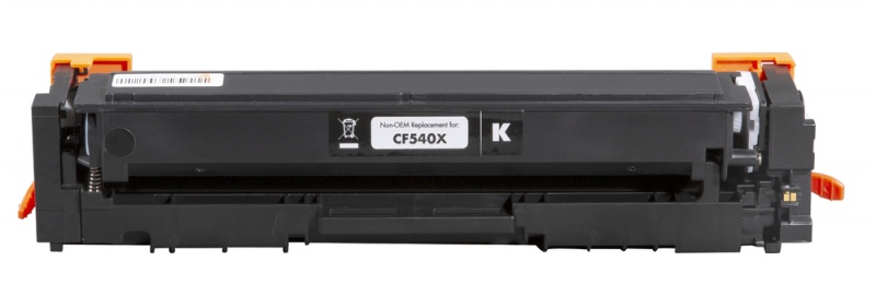 Static Control Toner Cartridge Black (New Chip), Compatible with HP 203X (CF540X)/Canon CRG 054H