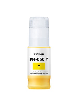 Canon PFI-050 Y (5701C001) Ink Refill Bottle, Yellow