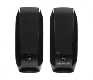 Logitech S150 USB Stereo Speakers, 1.2W, USB-A, Black