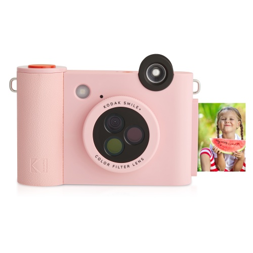 Kodak SMILE+ Instant Print Camera, 2x3'', Pink