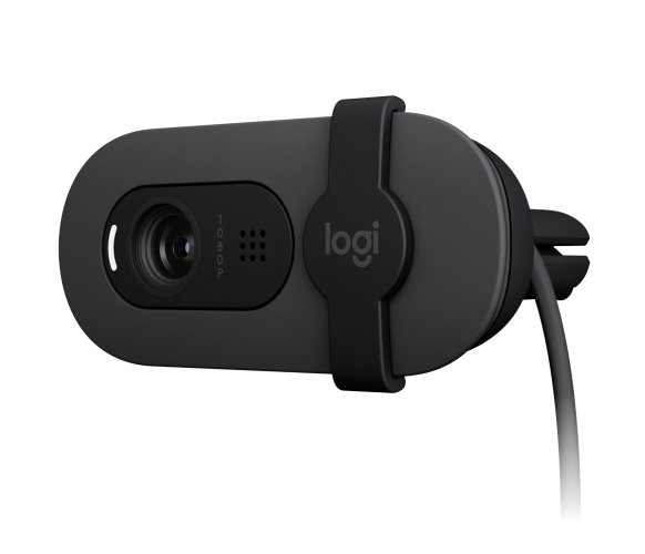 Logitech Brio 105 Business Webcam, 2 MP, FHD 1080p, USB-A, Black