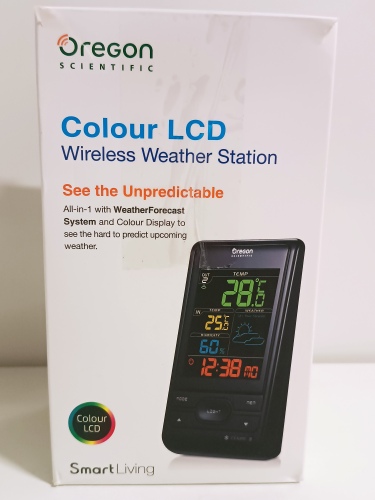 Ecost customer return Oregon Scientific Weather station with colour display