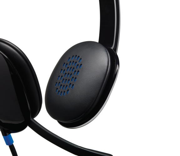 Logitech H540 Wired Headset, USB-A, Black