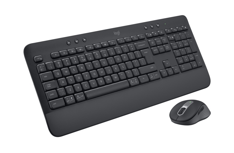 Logitech Signature MK650 Combo for Business Wireless Keyboard + Mouse, US INT, Graphite