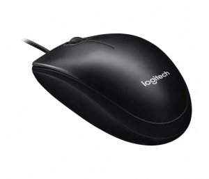 Logitech M100 Wired Mouse USB-A 1000 DPI, Black