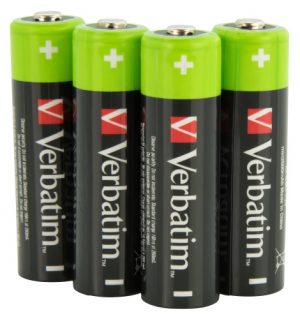 e8abf34a-74c5-492a-8be6-b011a43eb6cc Verbatim 49517 Rechargeable Batteries NiMH AA HR6 2500mAh (4 pcs/Pack)