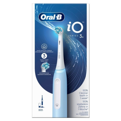 Oral-B iO Series 3N Electric Toothbrush, Ice Blue