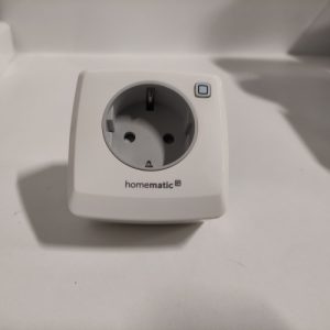 Ecost customer return Homematic IP Smart Home Switch Measuring Socket, Socket Measures Power, Digita