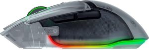 Razer Basilisk V3 Pro 35K Wireless Gaming Mouse RF Wireless+Bluetooth+USB-A 35000 DPI, Phantom White