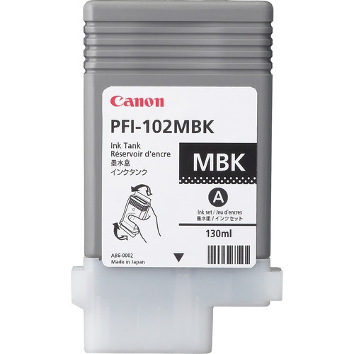 Canon PFI-102MBK (0894B001) Ink Cartridge, Matte Black