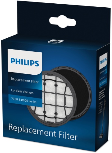 Philips XV1681/01 Replacement Filter for Cordless Vacuum Cleaner 6000, 7000, 8000 Series