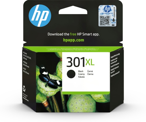 HP 301XL (CH563EE) Ink Cartridge, Black