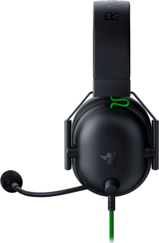 Razer BlackShark V2 X Wired Gaming Headset, Black/Green