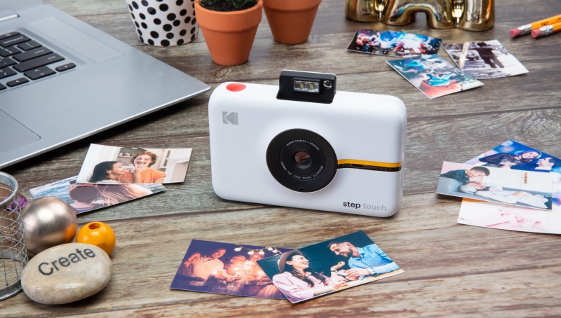 Kodak STEP Touch Instant Print Digital Camera, 2x3'', White