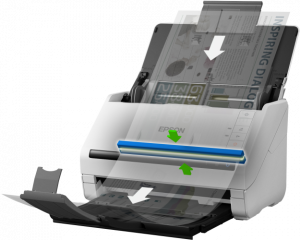 Epson WorkForce DS-530II Scanner A4 Colour 35 ppm 600x600 DPI, Duplex, ADF, USB